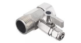 Kombi bek�t�-eloszt� csatlakoz�, csappal, 1/2" x 1/2" x 1/4" F�M