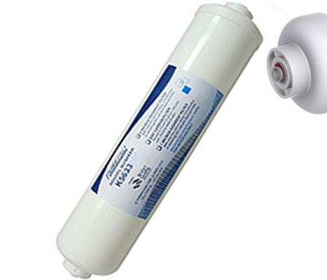 PurePro GAC akt�vsz�n el�sz�r�, In-Line 2,5", Quick gyorscsatlakoz�s